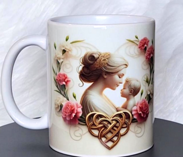 Celtic Design Motherhood Knot Sublimation Mug