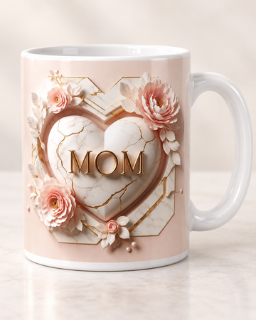 Elegant Mug Designs for Moms