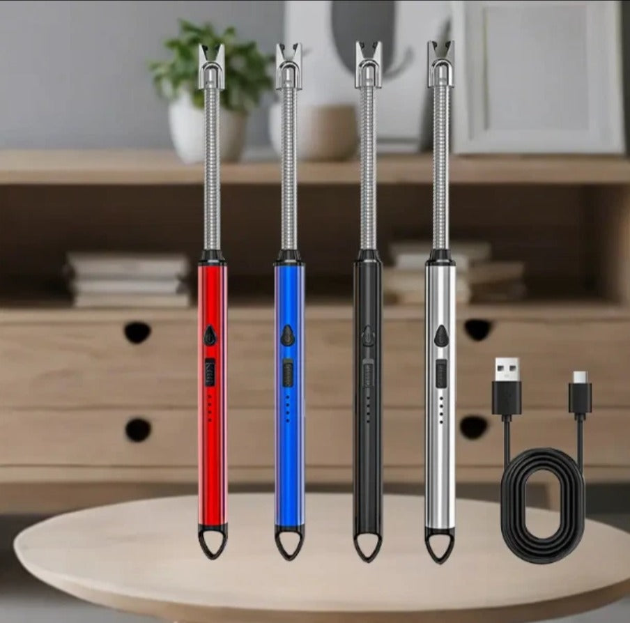 USB Rechargeable Electric Long Neck Windproof Candle Lighters